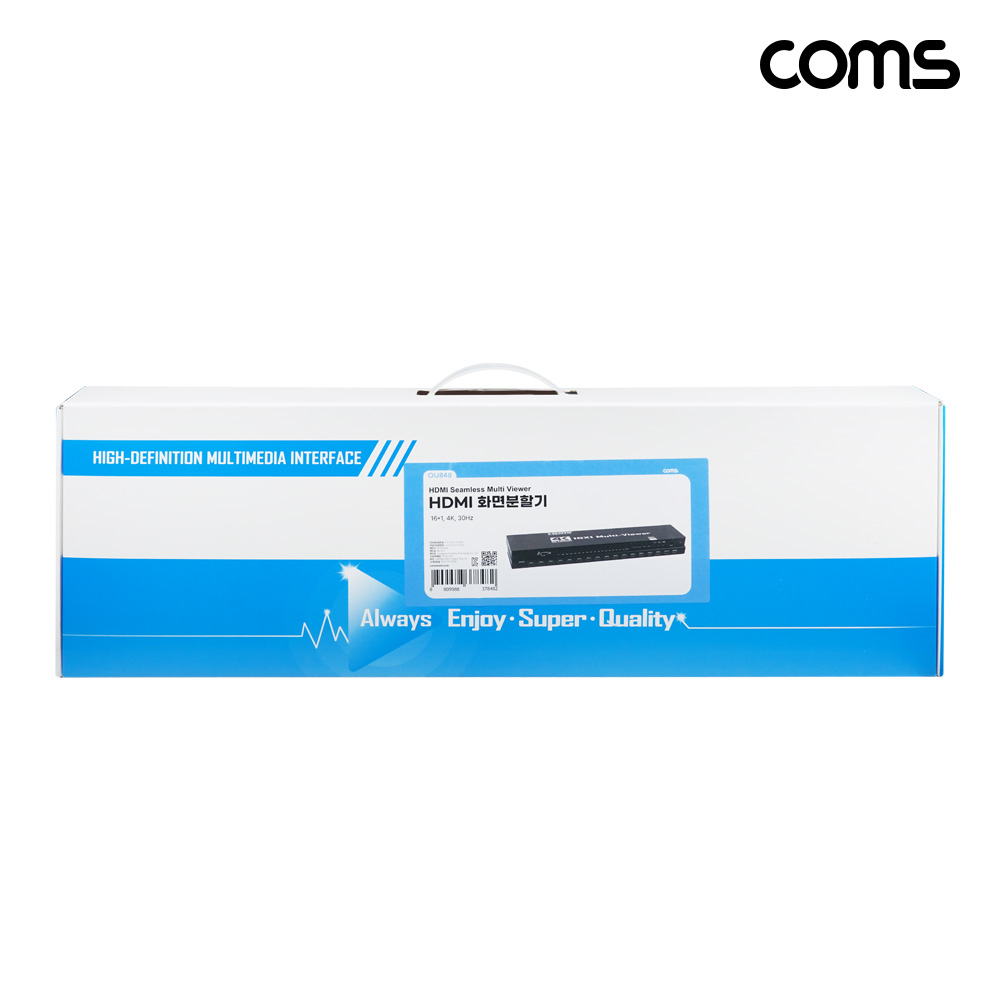 Coms 16:1 화면 분할기 HDMI 16포트 멀티뷰어 4K30Hz