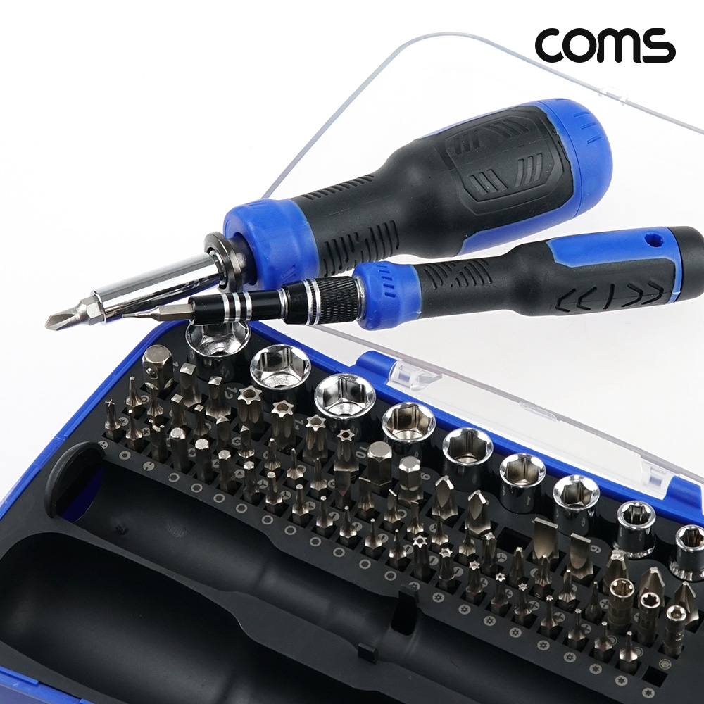 Coms 76 in 1 드라이버 비트 세트 공구 분해 핸들