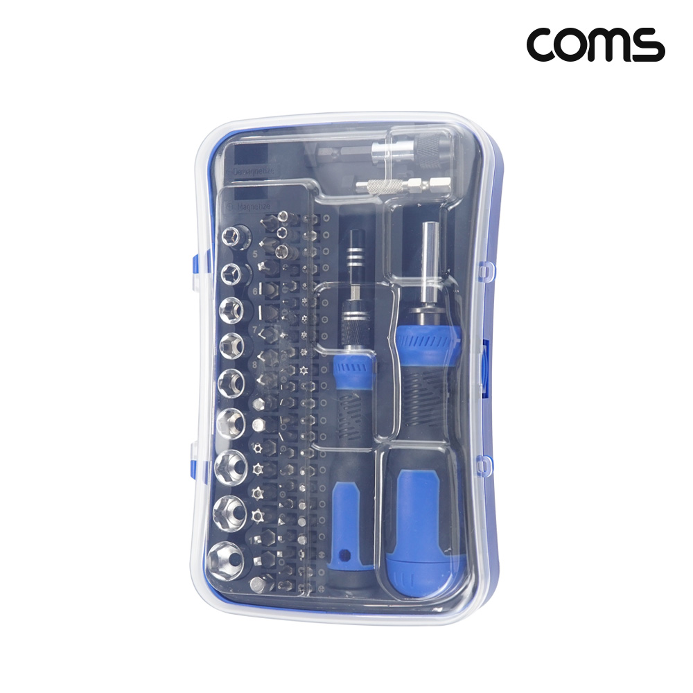 Coms 76 in 1 드라이버 비트 세트 공구 분해 핸들