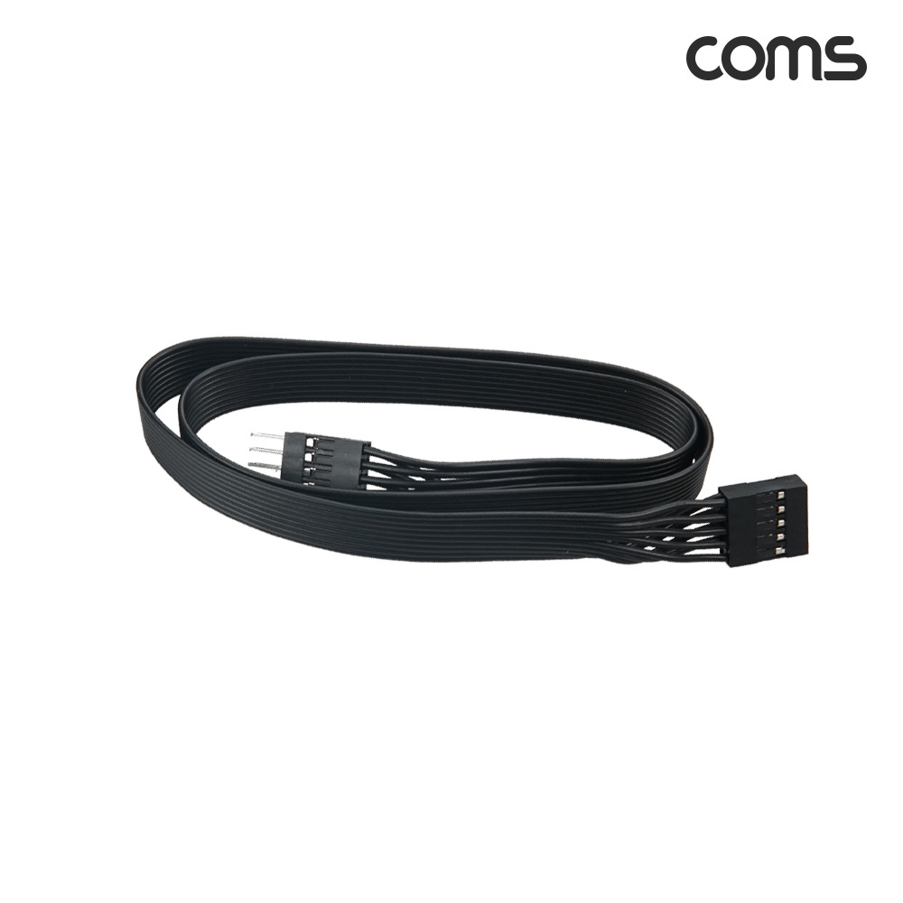 Coms 메인보드용 USB 2.0 8핀 포트 연장 케이블 50cm 8pin 마더보드