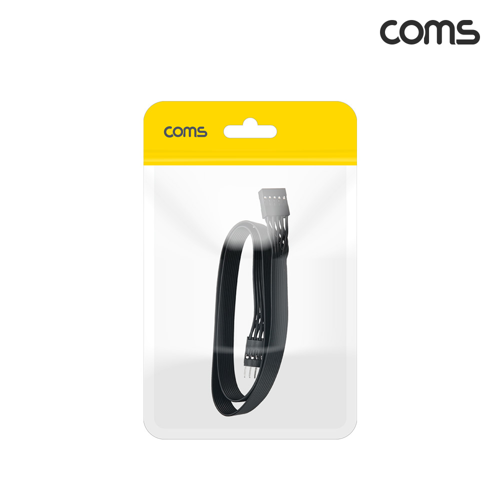 Coms 메인보드용 USB 2.0 8핀 포트 연장 케이블 50cm 8pin 마더보드