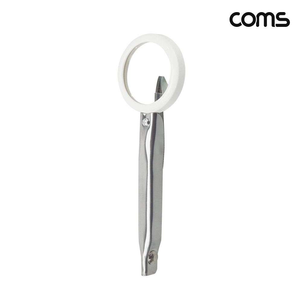 Coms 정밀작업용 핀셋 돋보기 확대경 8배율