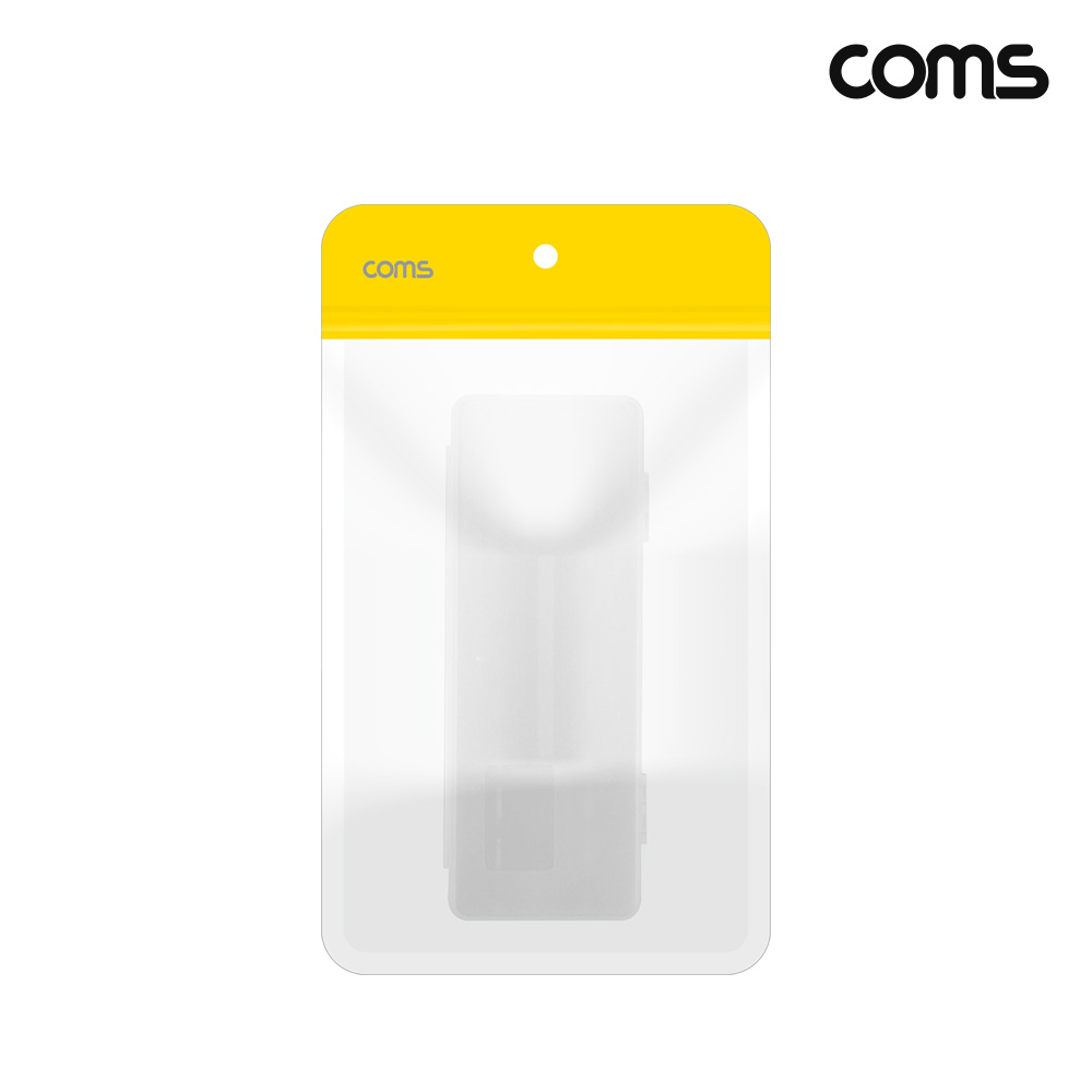 Coms 14500 건전지 케이스 배터리 10개 보관 투명