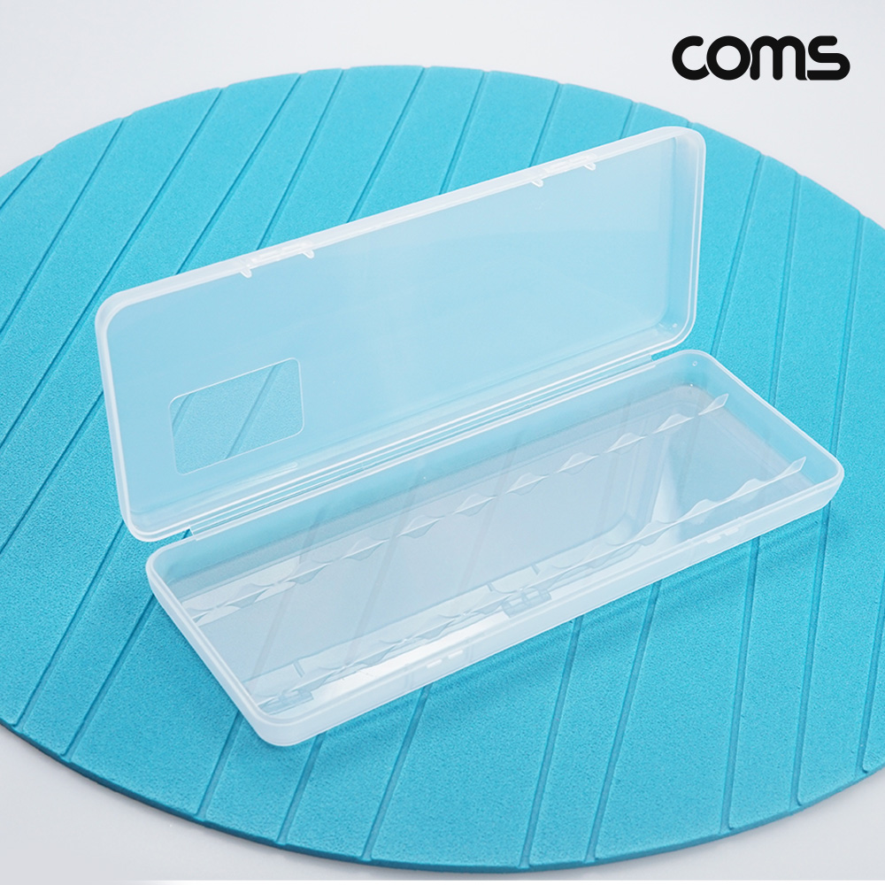 Coms 18650 건전지 케이스 배터리 10개 보관 투명