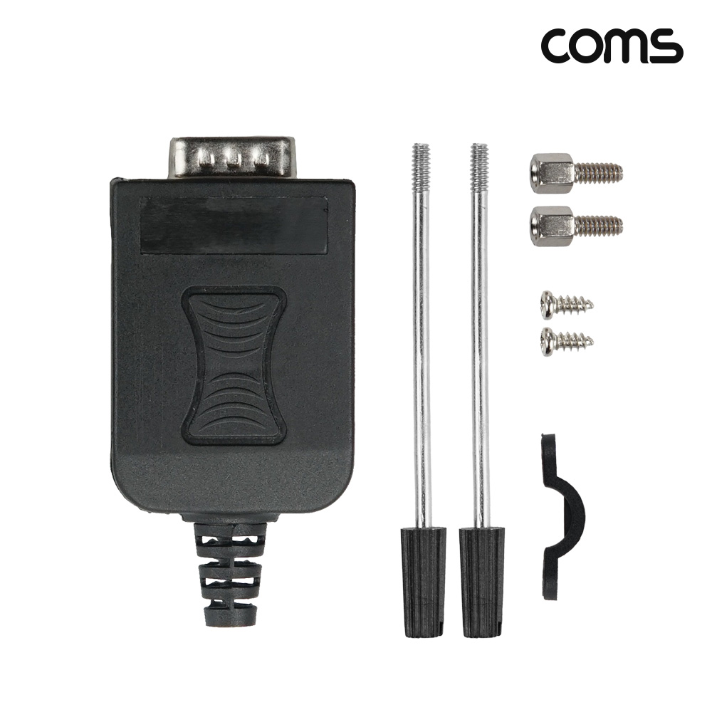 Coms 조합 커넥터 터미널 10P RS232 제작용 DB9 M 2개입