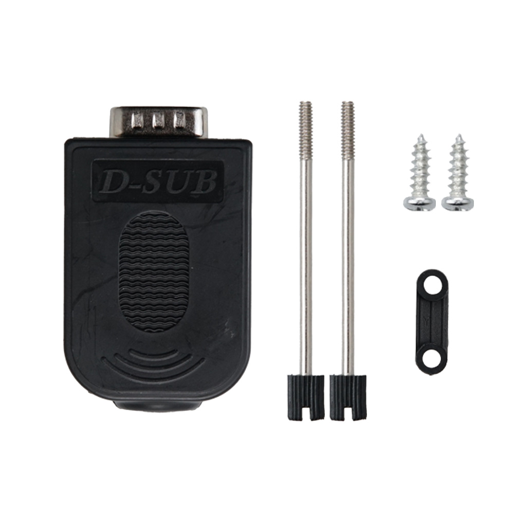 Coms 시리얼 DB9 제작용 커넥터 M RS232 9핀 2개입