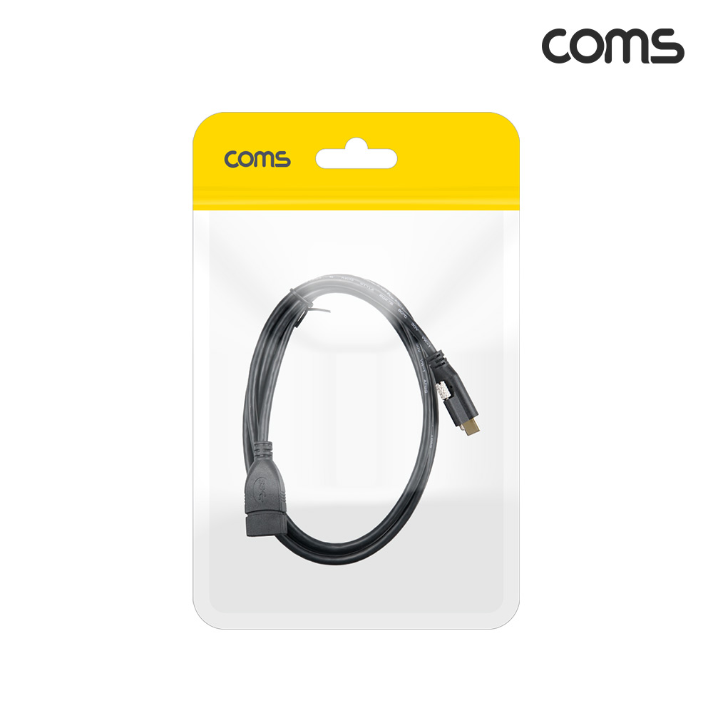 Coms USB Type C 케이블 1.2M USB 3.0 A to C타입 MF 단일 나사 고정형