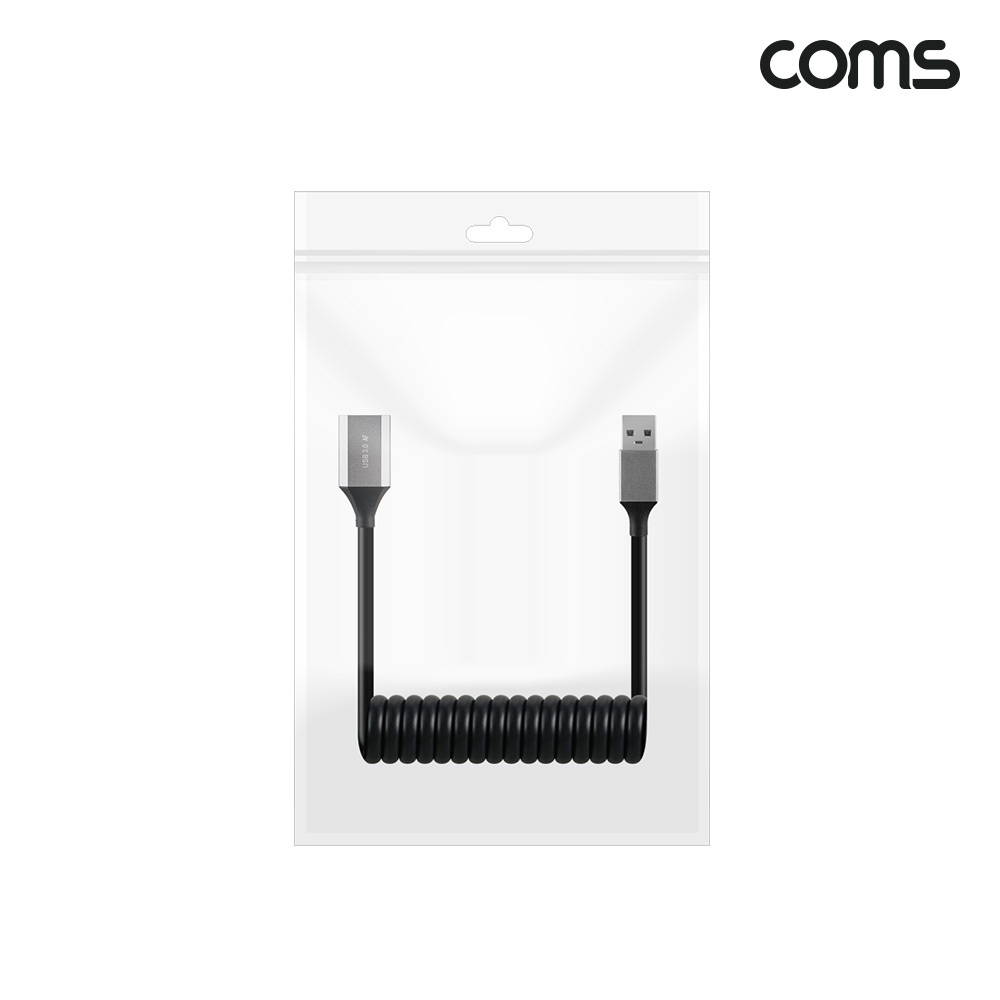 Coms USB 3.0 A Type 스프링 케이블 최대 1M A타입 MF 고속충전