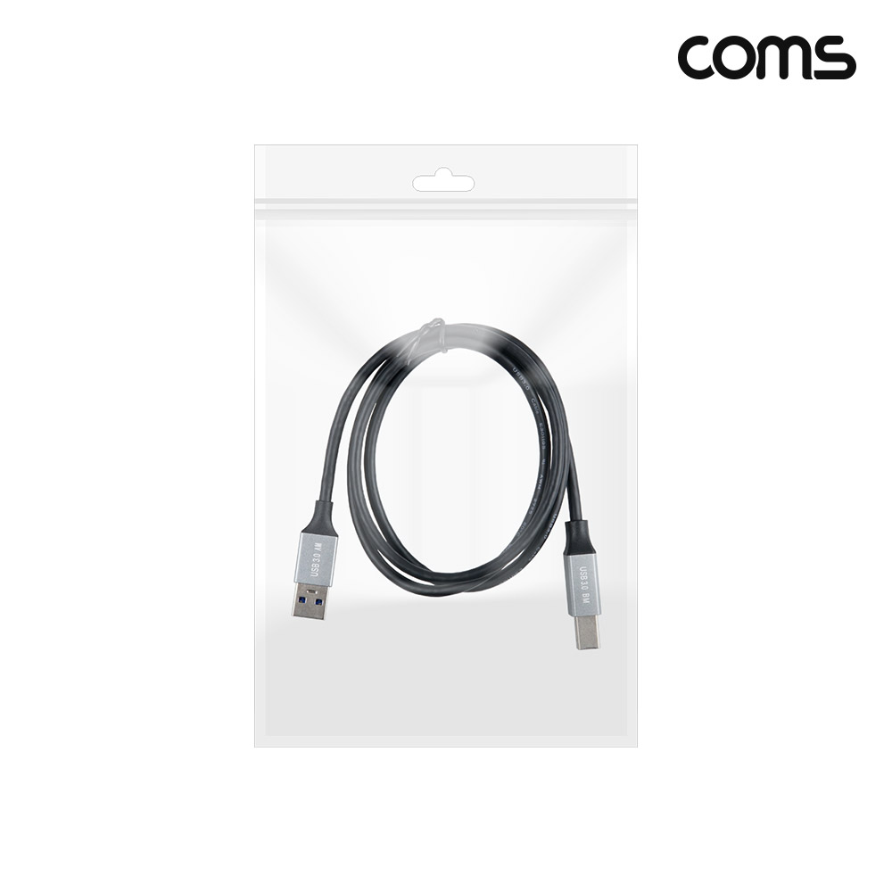 Coms USB 3.0 A타입 변환 케이블 1m A to B타입 MM