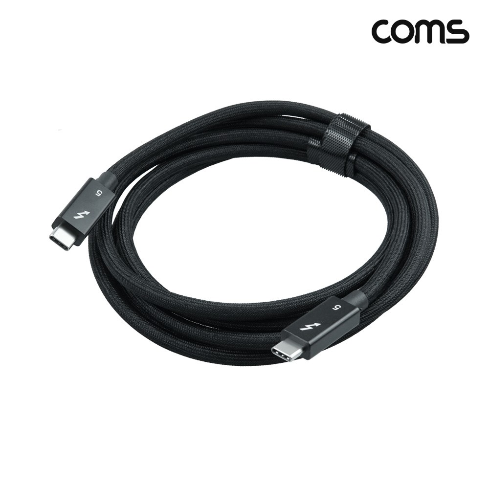 Coms C to C타입 썬더볼트5 케이블 2m 80Gbps 240W 8K 60Hz