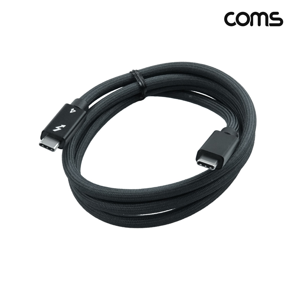 Coms C to C타입 썬더볼트4 케이블 1m 40Gbps 240W 8K 60Hz