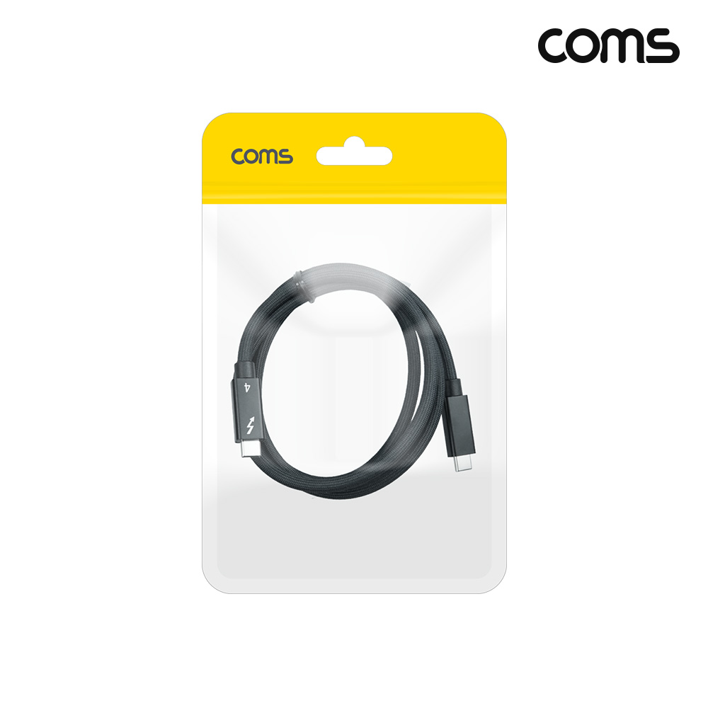 Coms C to C타입 썬더볼트4 케이블 1m 40Gbps 240W 8K 60Hz