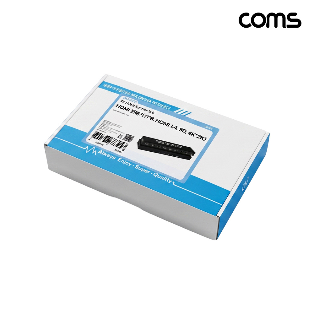 Coms 1x8 HDMI 1.4 분배기 4K 30Hz