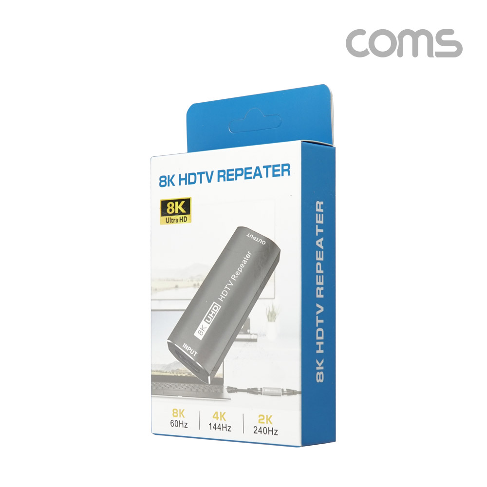 Coms HDMI 2.0 젠더형 리피터 8K 60Hz 최대 25M