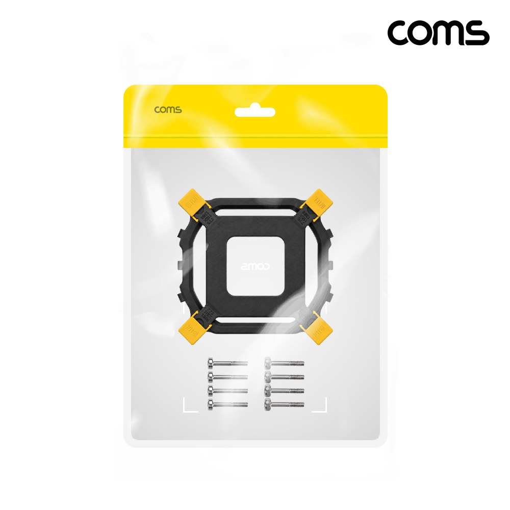 Coms 인텔 CPU 쿨러 브라켓 세트 Intel LGA775 115X 1366 2011 호환