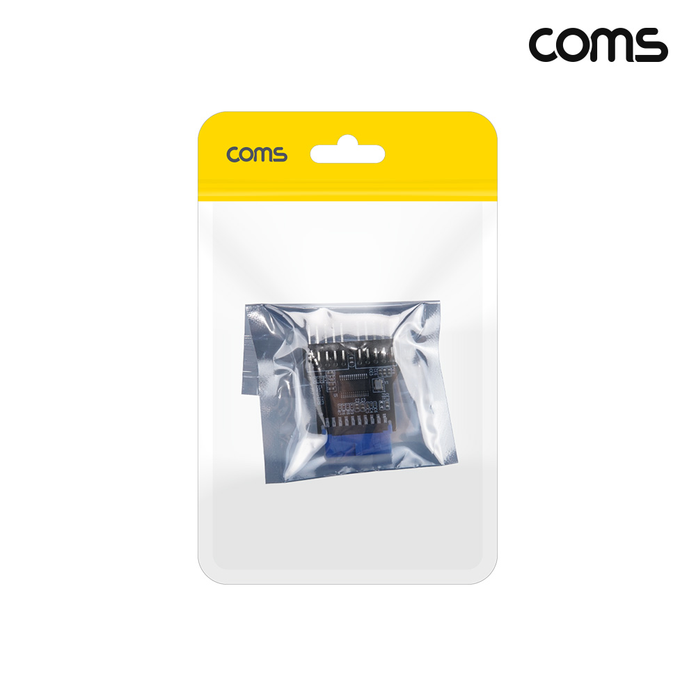 Coms USB 3.0 19핀 to USB 2.0 9핀 2포트 변환젠더 컴퓨터 내부 메인보드
