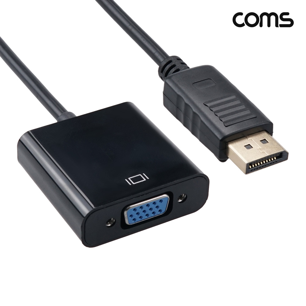 Coms 디스플레이포트 컨버터 DP to VGA 60Hz1080P