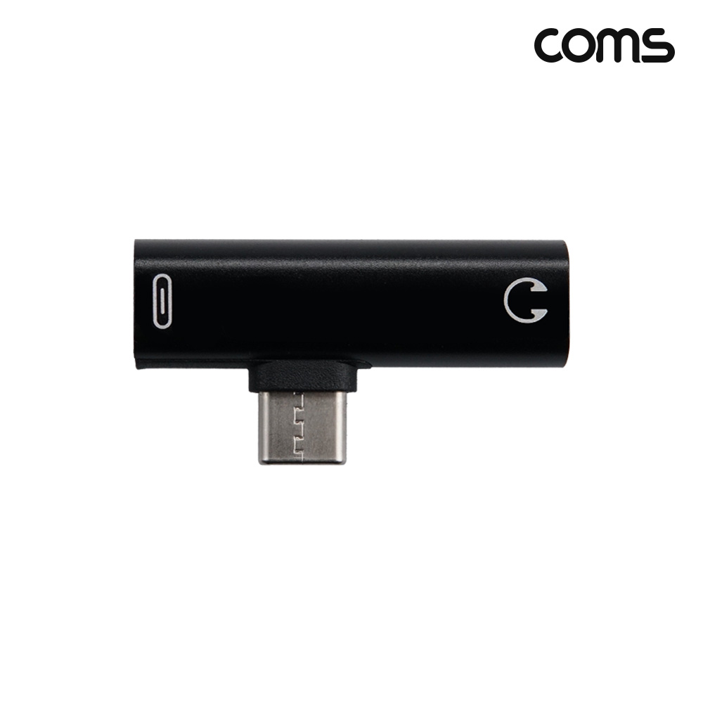 Coms C타입 이어폰 충전 젠더 USB-C 3.5mm 오디오