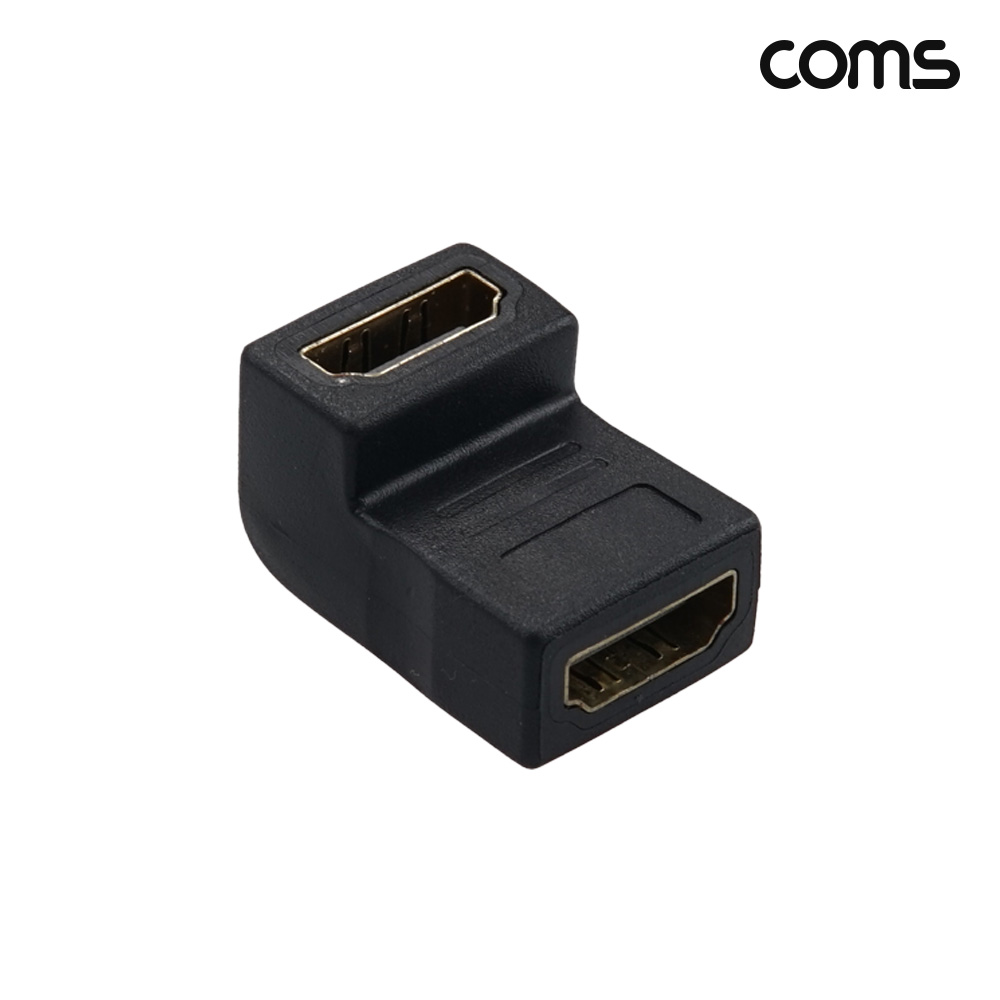 Coms HDMI to HDMI 연장 젠더 꺾임형