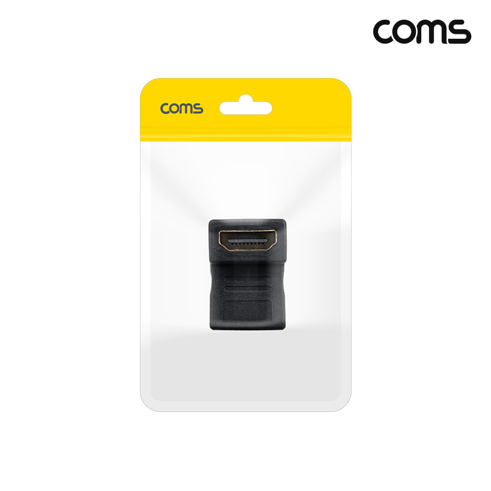 Coms HDMI to HDMI 연장 젠더 꺾임형