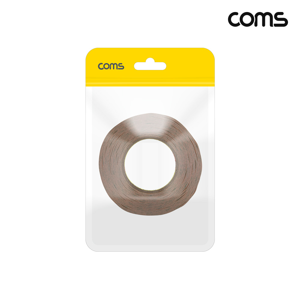 Coms 강력 접착 양면 테이프 공업용 폭 5mm 두께 0.1mm