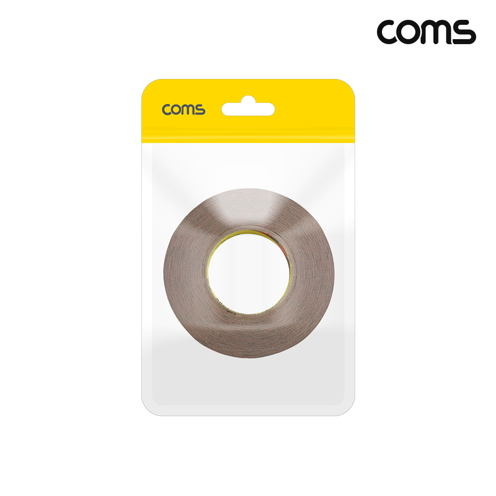 Coms 강력 접착 양면 테이프 공업용 폭 2cm 두께 0.1mm