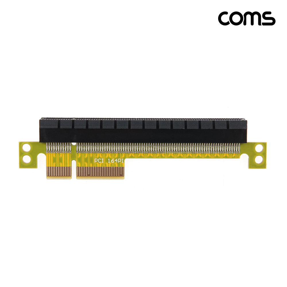 Coms PCI Express 라이저 카드 어댑터 4X to 16X 젠더 PCIe