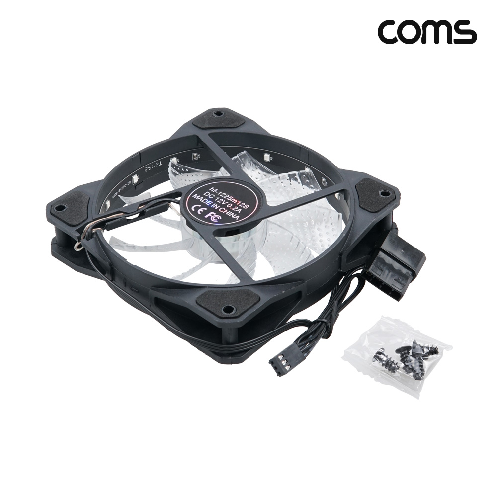 Coms 그린 쿨러 케이스 120mm Green LED Cooler 쿨러 팬