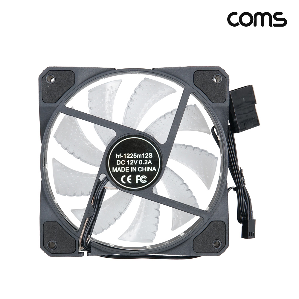 Coms 그린 쿨러 케이스 120mm Green LED Cooler 쿨러 팬