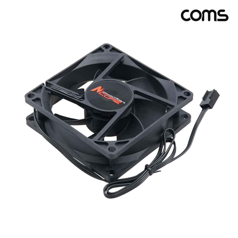 Coms 쿨러 케이스 80mm Cooler 쿨러 팬 3P 12V