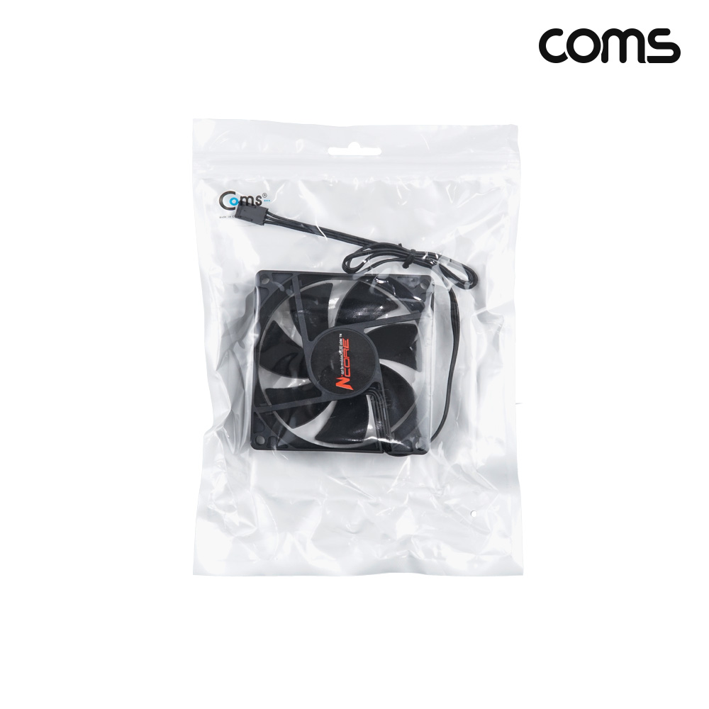 Coms 쿨러 케이스 80mm Cooler 쿨러 팬 3P 12V