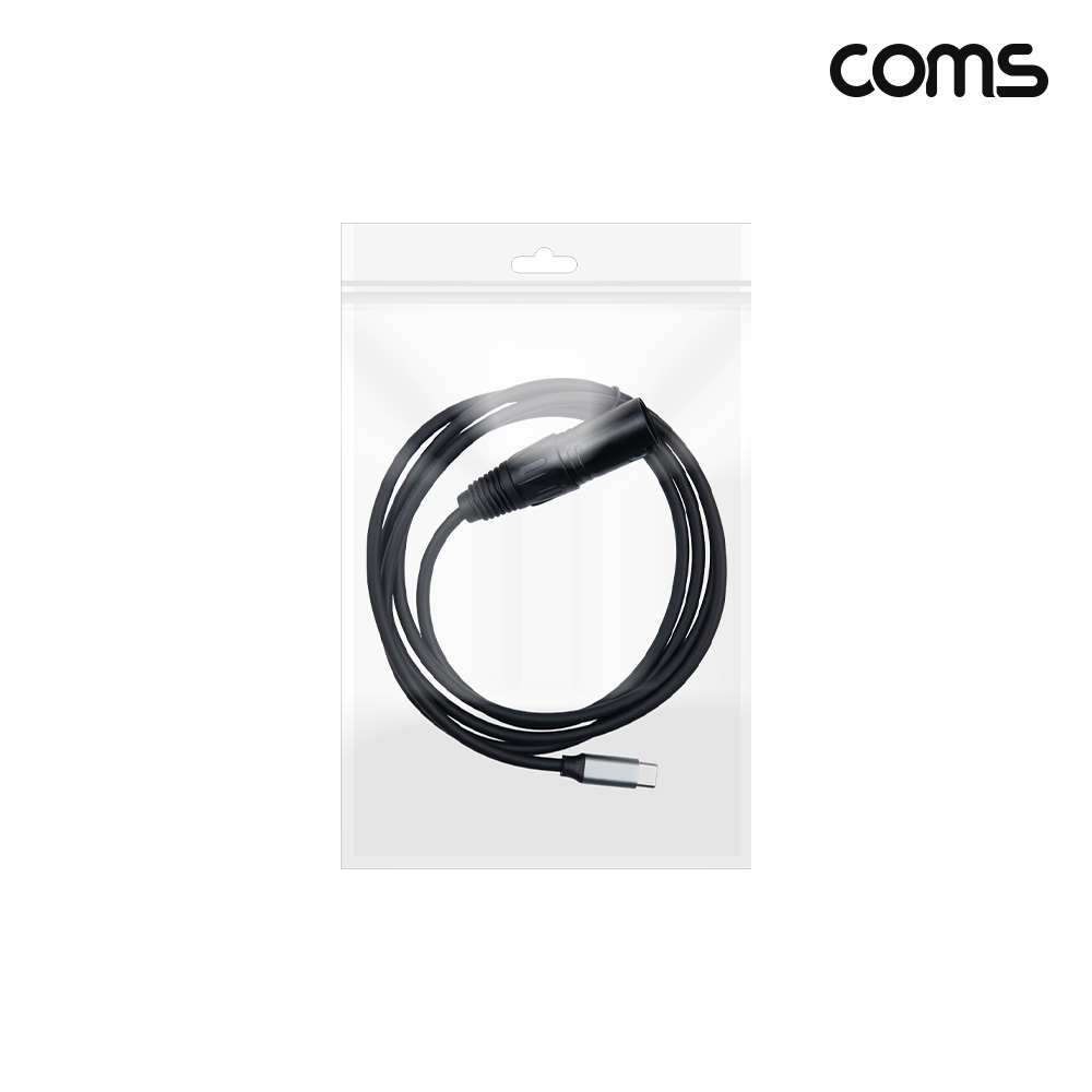 Coms C타입 캐논 변환 케이블 1.5m USB C to XLR Canon 3P