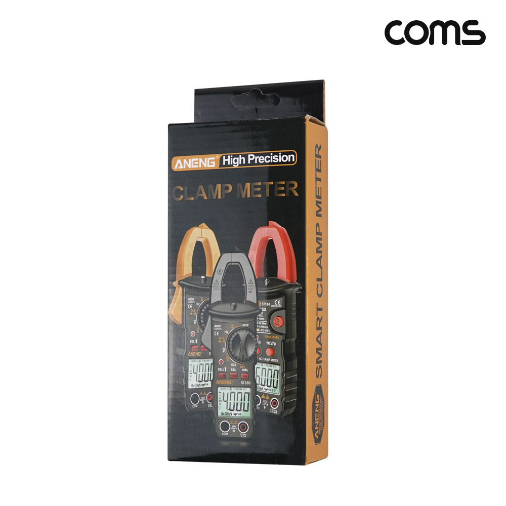 Coms 클램프 디지털 테스터기 LCD 전압 전류 AC DC 저항 다이오드