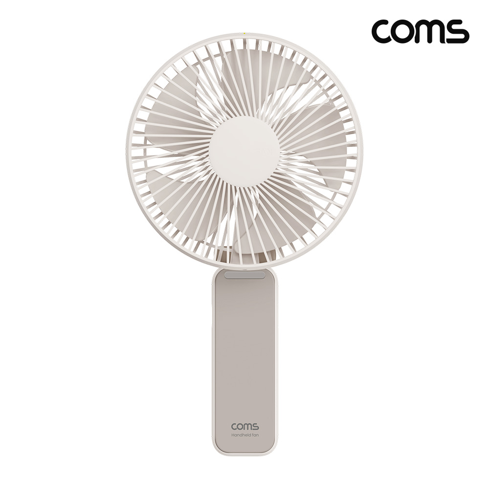 Coms 뛰어도 안뒤집히는 목걸이 선풍기 빅팬 접이식 휴대용 탁상용 핸디팬 저소음 수면 화장실 주방 양손사용