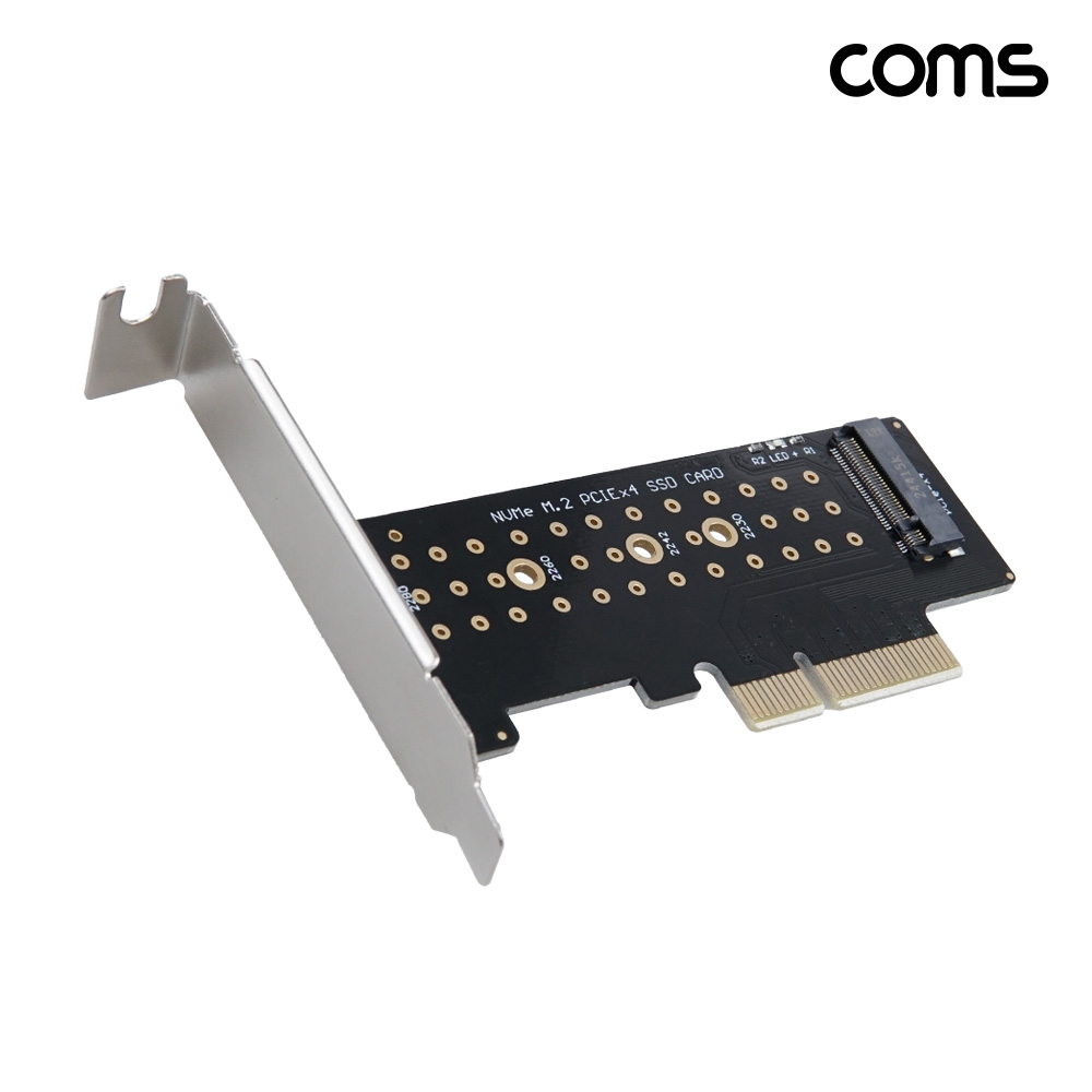 Coms PCIe x4 M.2 NVMe SSD 확장카드 변환카드 브라켓 포함