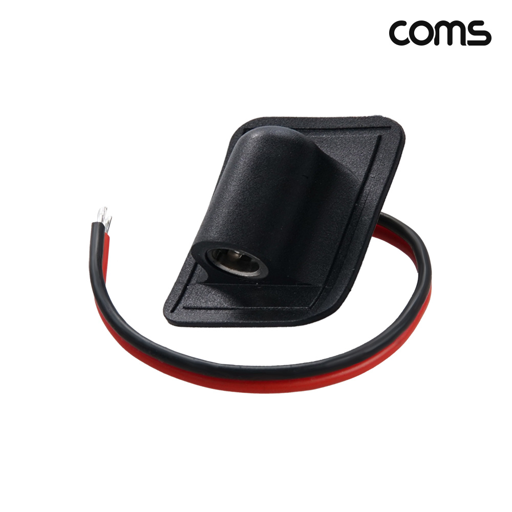 Coms DC 전원 케이블 12cm 제작용 DC 5.5 x 2.5 to DC 2선 DlY