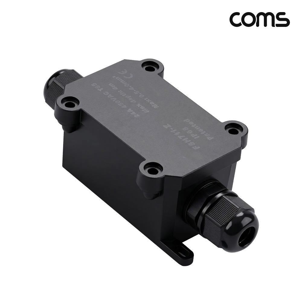 Coms IP68 일자형 방수 전선 커버 레버형 커넥터 240V 24A