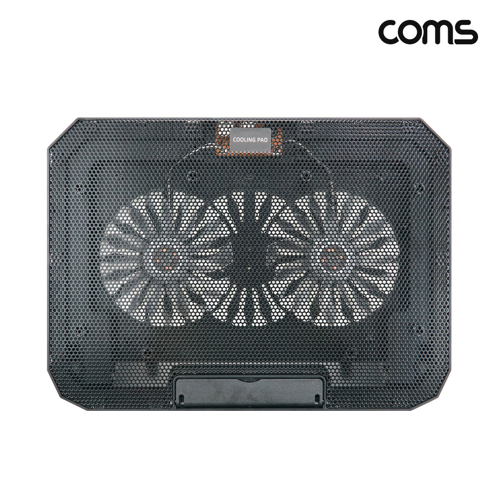 Coms 냉각팬 노트북 거치대 멀티 스탠드 발열 LED 스마트폰 허브