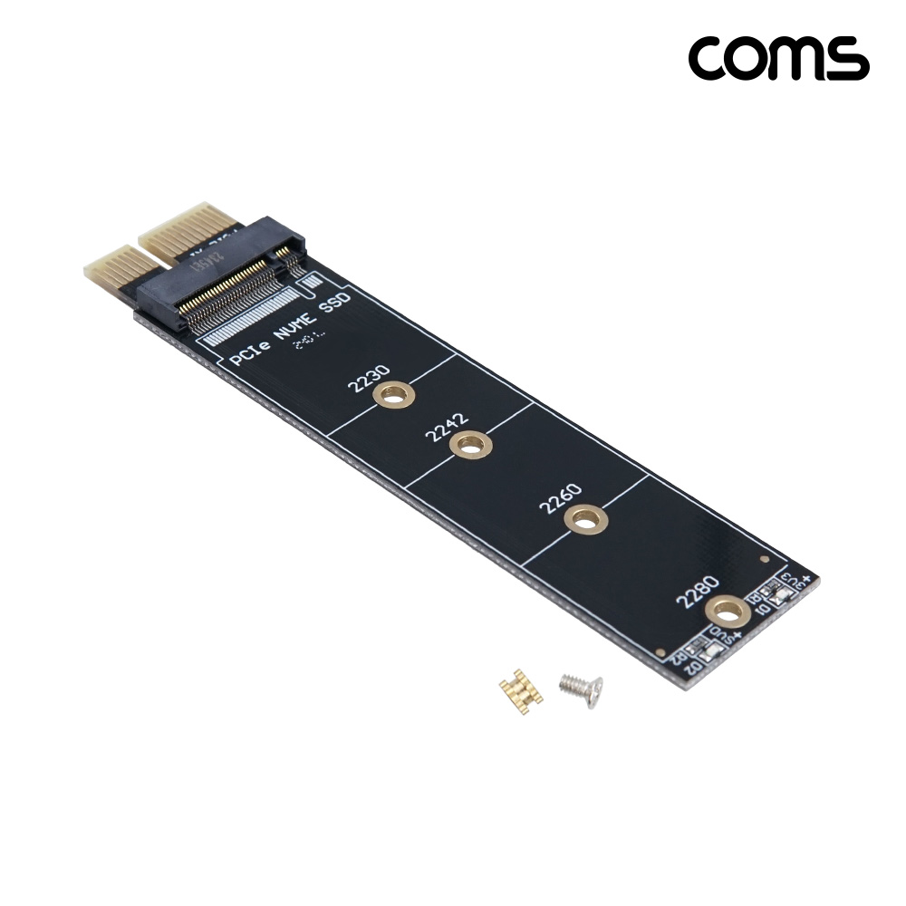 Coms M.2 NVMe SSD 변환 어댑터 카드 PCIe x1