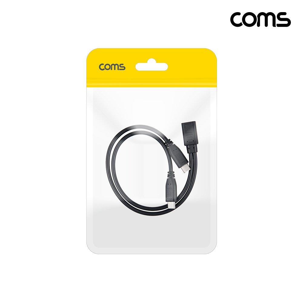 Coms USB-C Mx2 to C F 분배 케이블 30cm