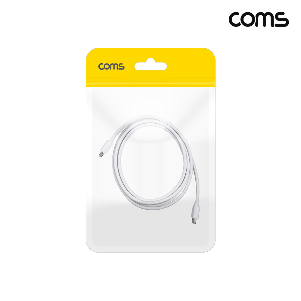 Coms 썬더볼트 2 연장 케이블 1.8m Thunderbolt 20Gbps