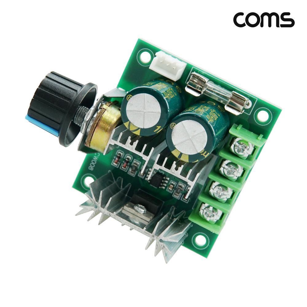 Coms PWM DC 모터 속도 조절기 컨트롤러 DC 12V 40V 10A