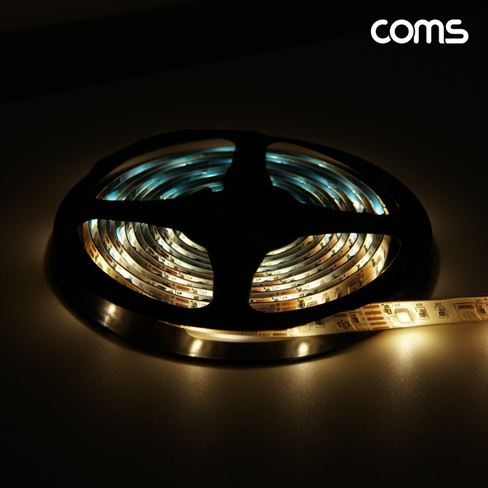 Coms LED 줄조명 슬림형 2M DC 12V 동작감지 조명 리모컨 밝기조절
