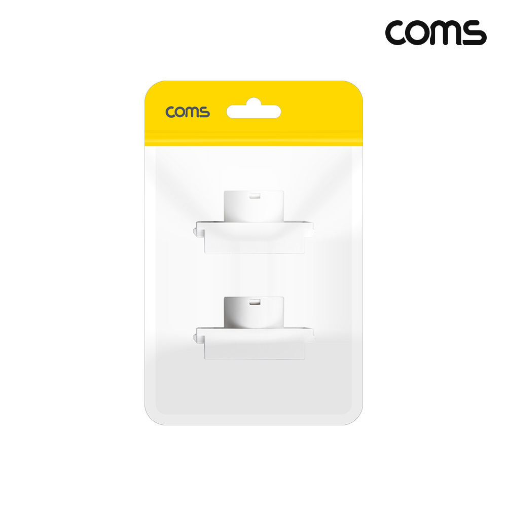 Coms HDMI 젠더 월플레이트용 소켓 HDMI F to F 2개입