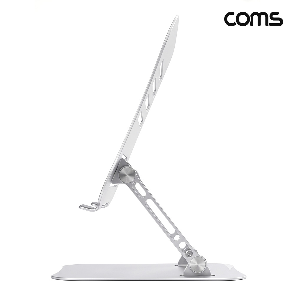 Coms 태블릿 노트북 알루미늄 거치대 고정형 탁상용
