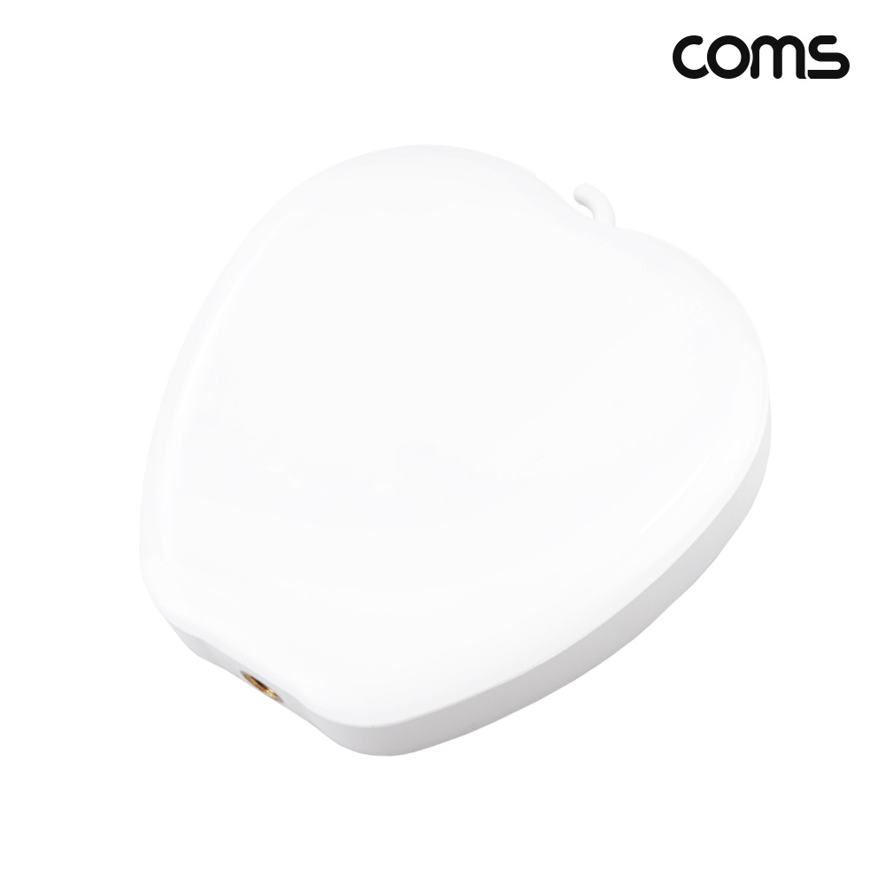 Coms LED 스마트폰 라이트 사과모양 카메라 조명 색온도조절 밝기조절