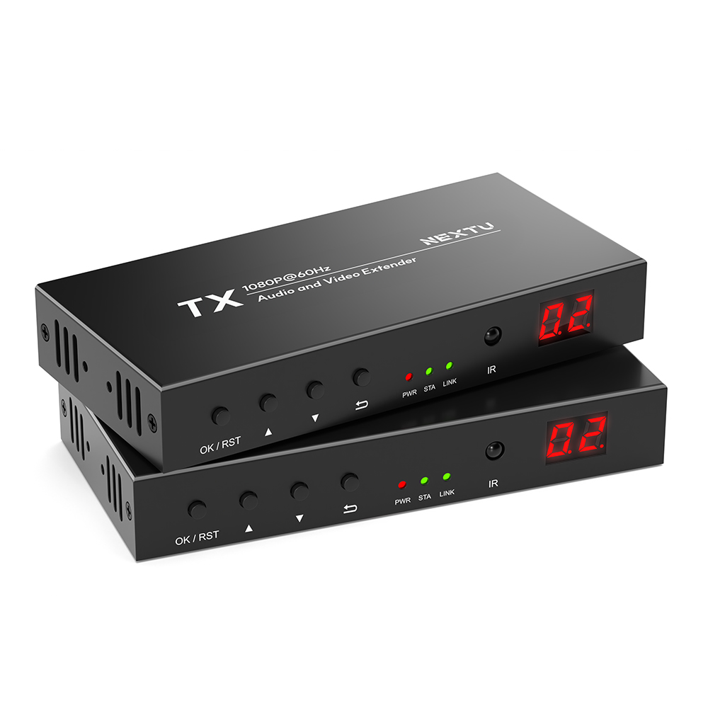 넥스트유 1230HDC HDMI KVM 익스텐더 송수신기 세트