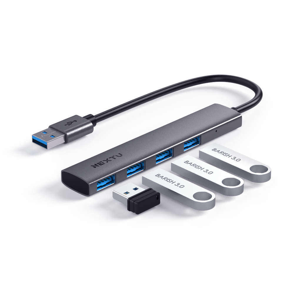 넥스트유 USB 3.0 4포트 USB허브 무전원 694U3