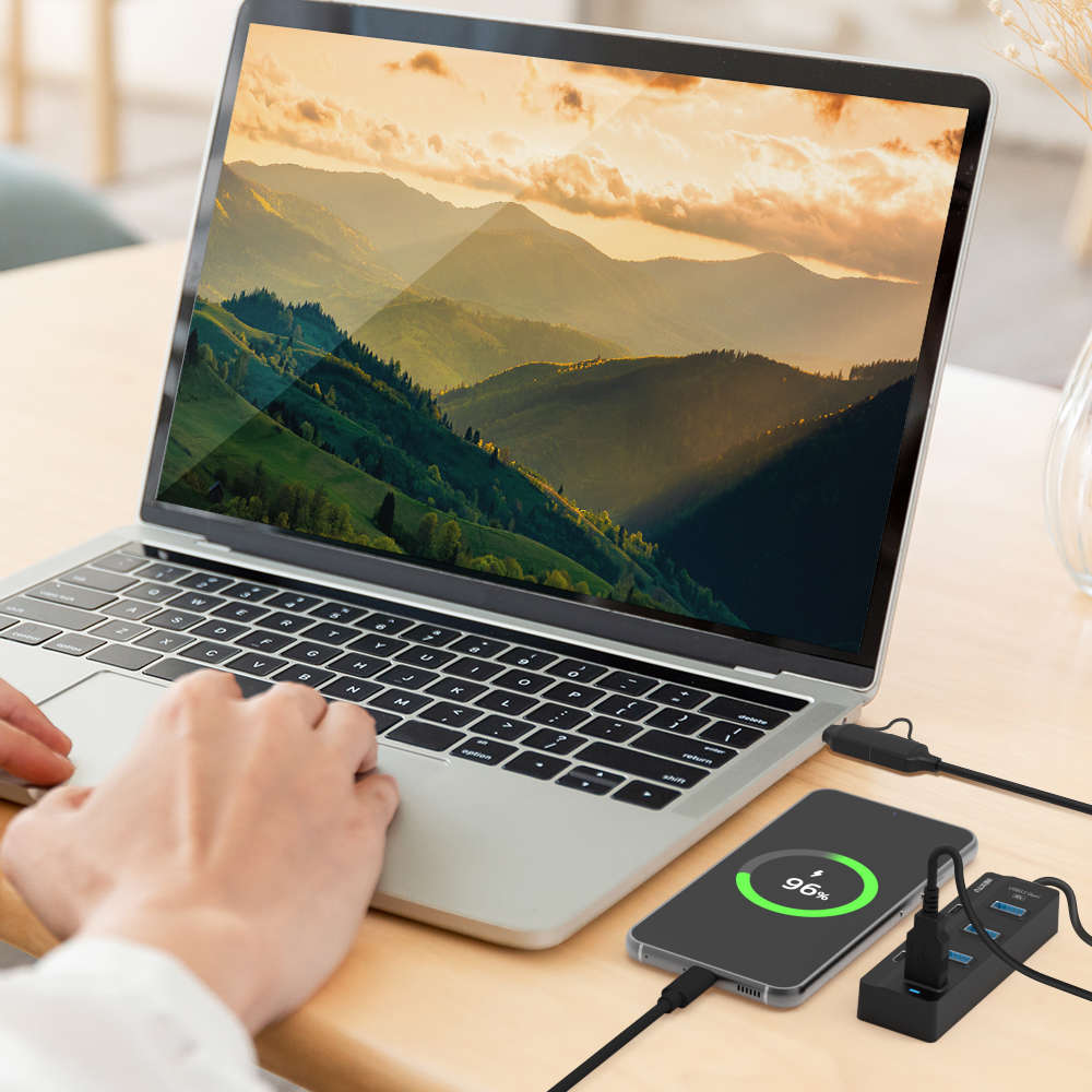 넥스트유 USB-C 7포트 USB허브 349TC