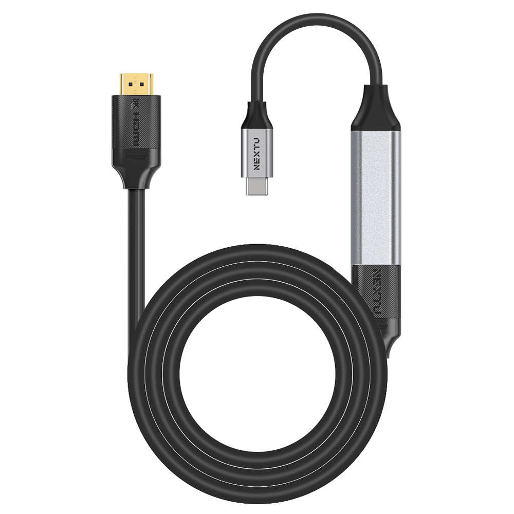 넥스트유 USB-C to HDMI 2.1 8K 변환 케이블 2m 9302CHM